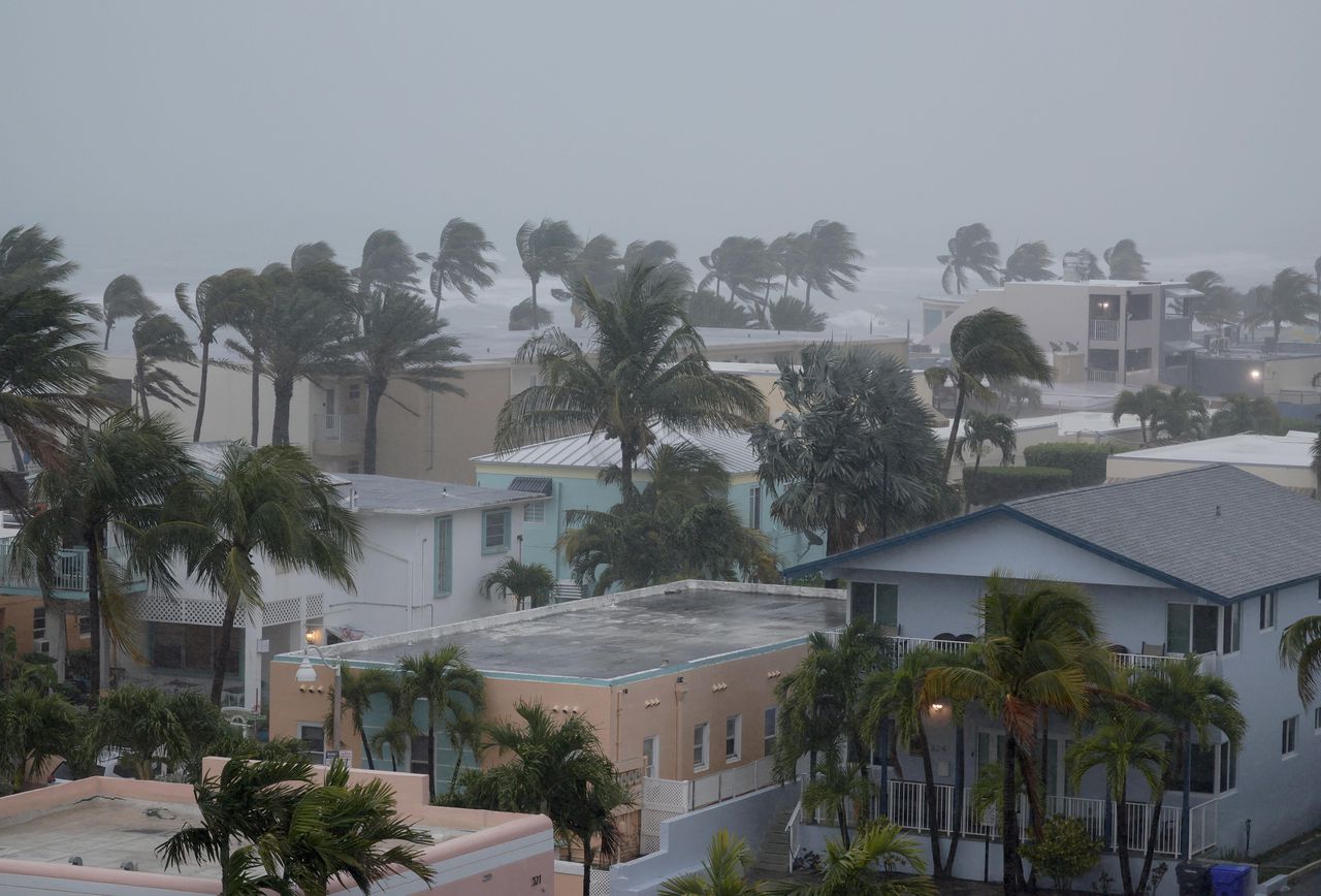 Fort Lauderdale flooding traps people at airport as dozens of flights cancelled, roads closed