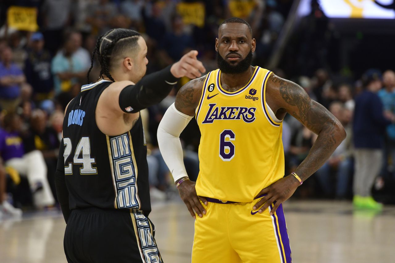 Grizzlies’ Dillon Brooks has words for LeBron James after Game 2 win: ‘I don’t care. He’s old.’