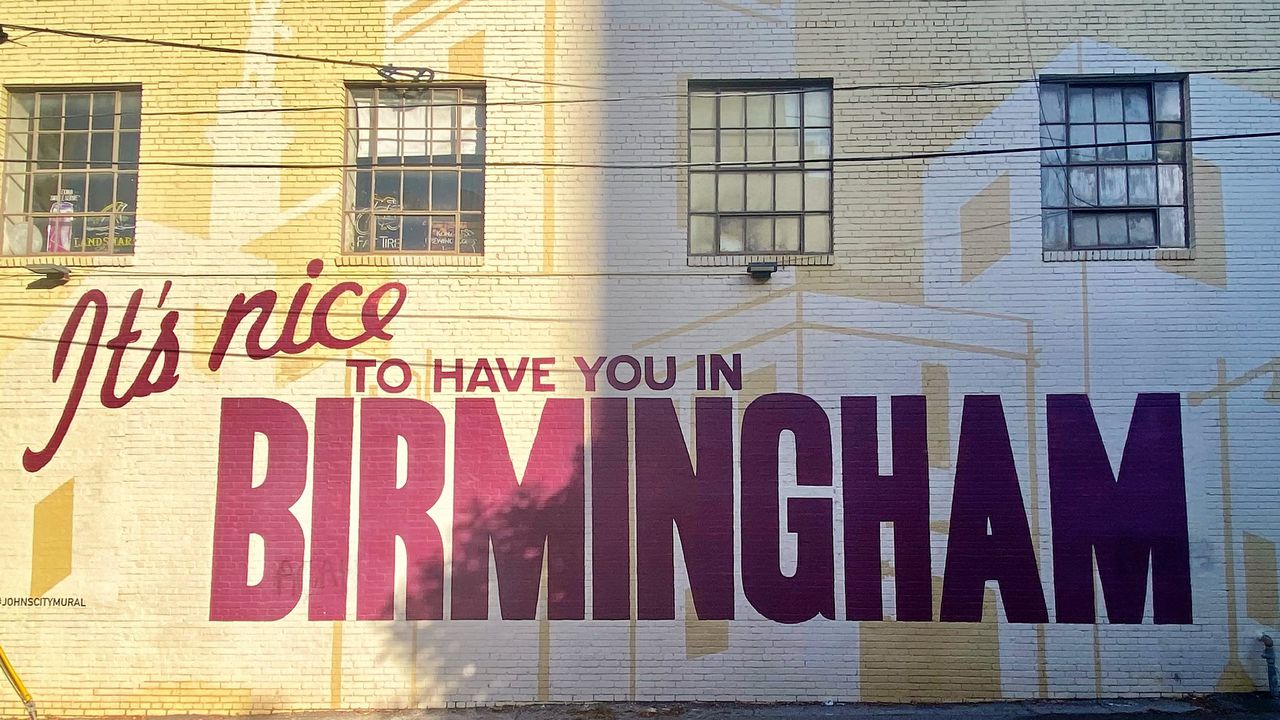 It's Nice to Have You in Birmingham mural