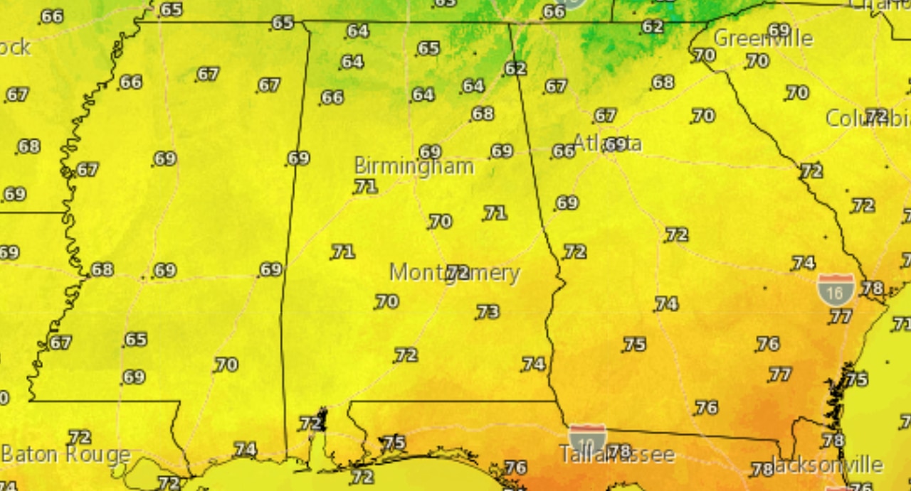 Late-season frost possible overnight in north Alabama