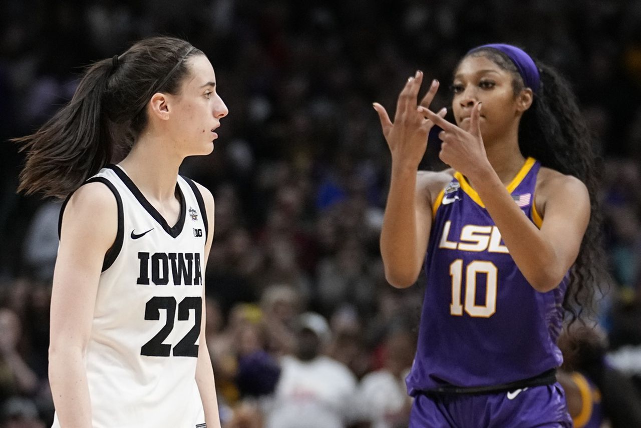 LSU’s Angel Reese taunts Iowa’s Caitlin Clark at end of NCAA women’s Final Four; ‘Classless’ trends