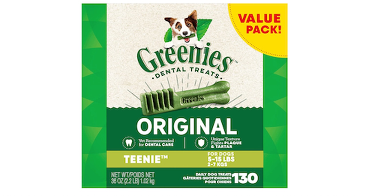 GREENIES Original TEENIE Natural Dog Dental Care Chews