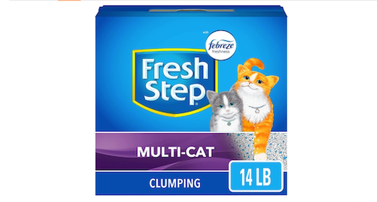 Fresh Step Clumping Cat Litter, Multi-Cat Odor Control