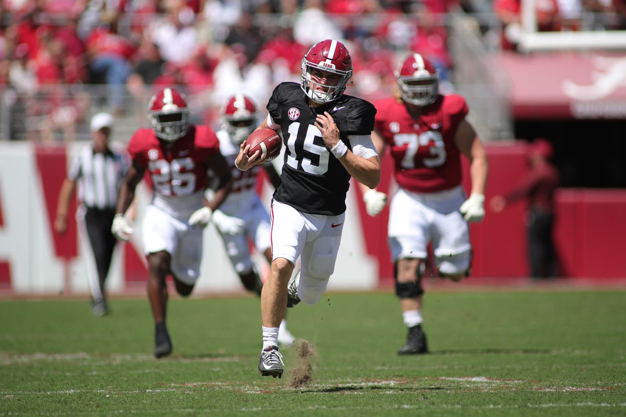 Paul Finebaum calls Alabama QB situation ‘a state of confusion’ after A-Day performance