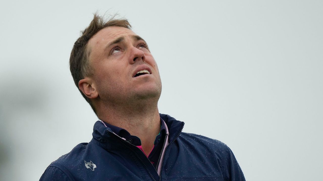 Rainy round washes Justin Thomas out of Masters