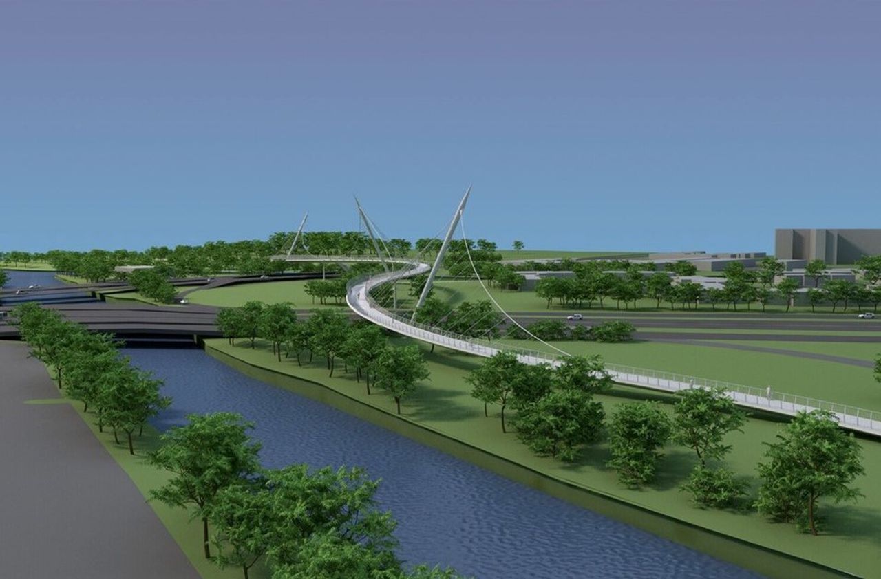 Start date set for Huntsville’s $65 million skybridge, riverwalk project along Memorial Parkway