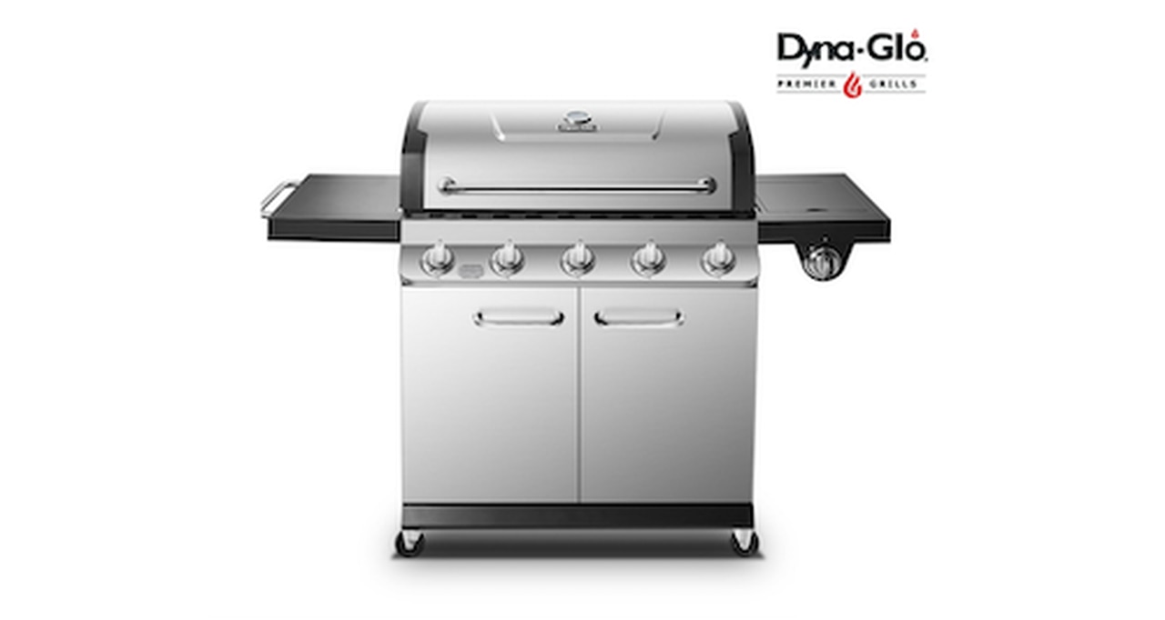 Dyna-Glo 5 Burner Silver Propane Gas Grill