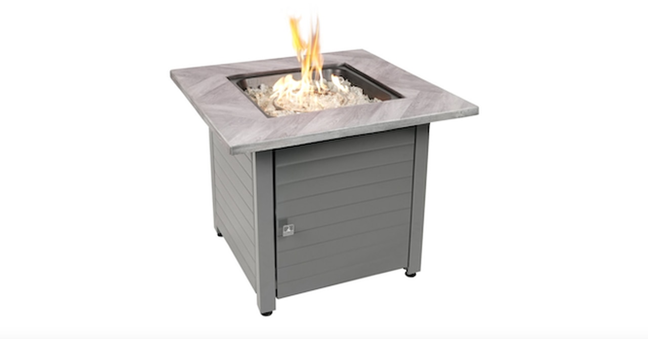 Francesca 30″ Square Gas Fire Table