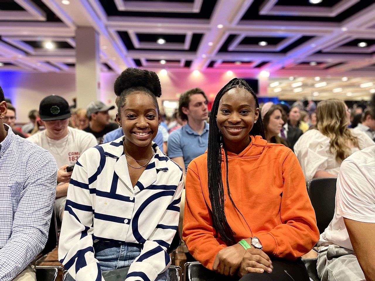 Alabama students at Mike Pence speech