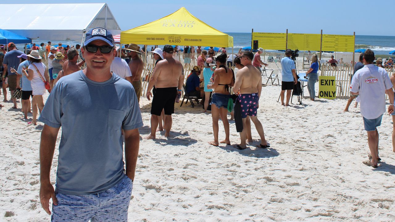 Scenes from the opening hours of the 2023 Interstate Mullet Toss at the Flora-Bama on Friday, April 28, 2023.