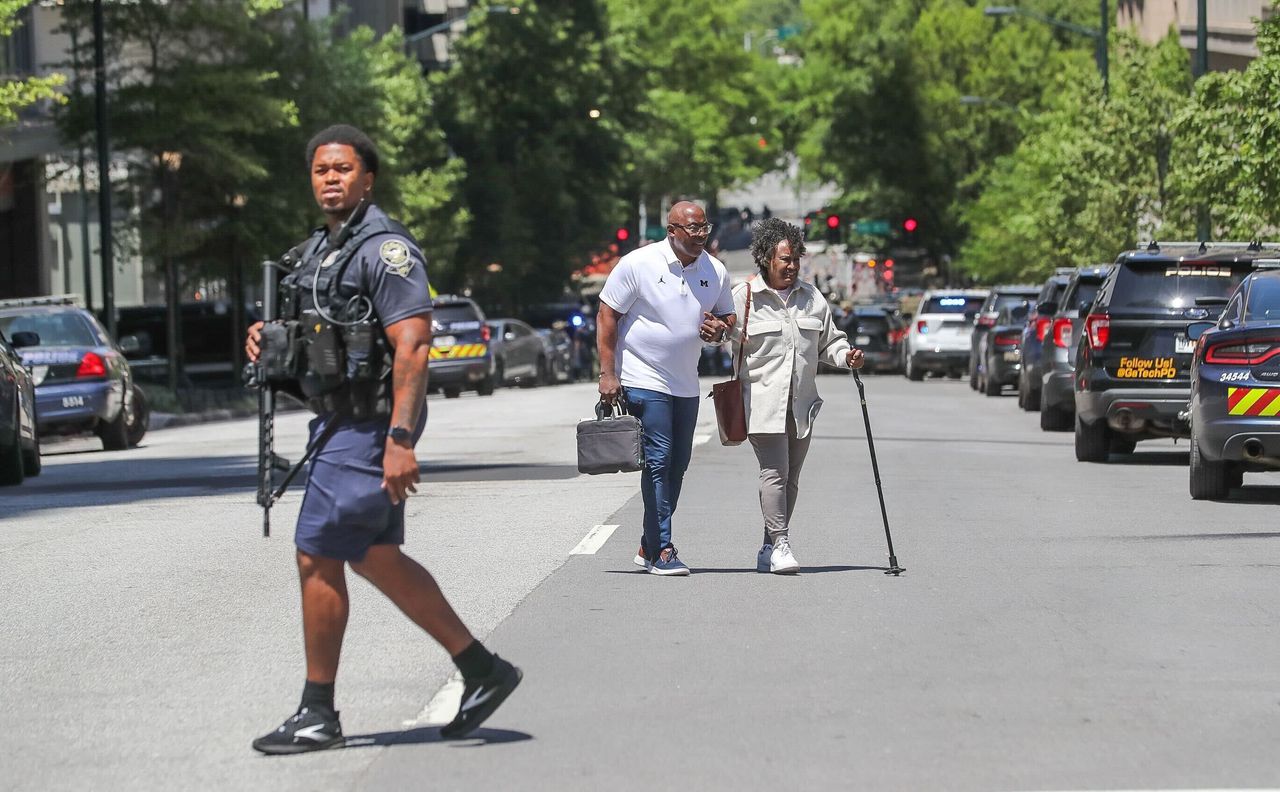 Air Force vet helps patient down 9 flights of stairs to escape Atlanta shooting