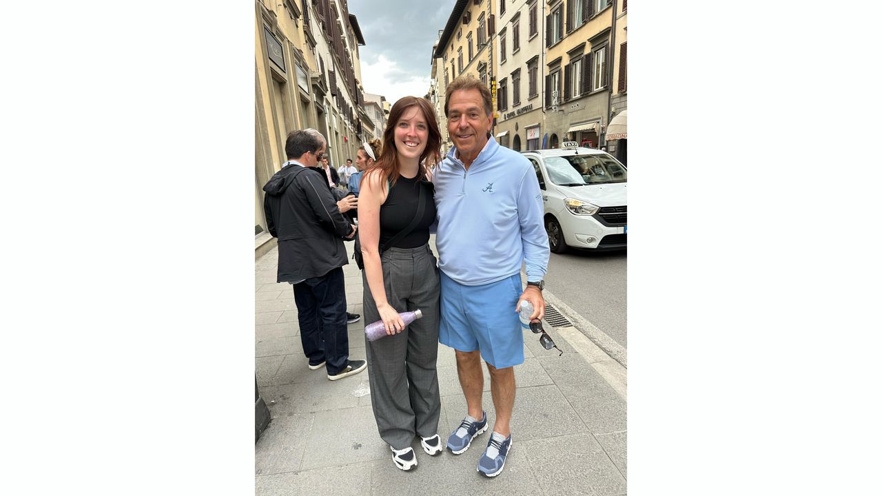 Alabama alum spots Saban in Italy, 'startled the hell out of him'