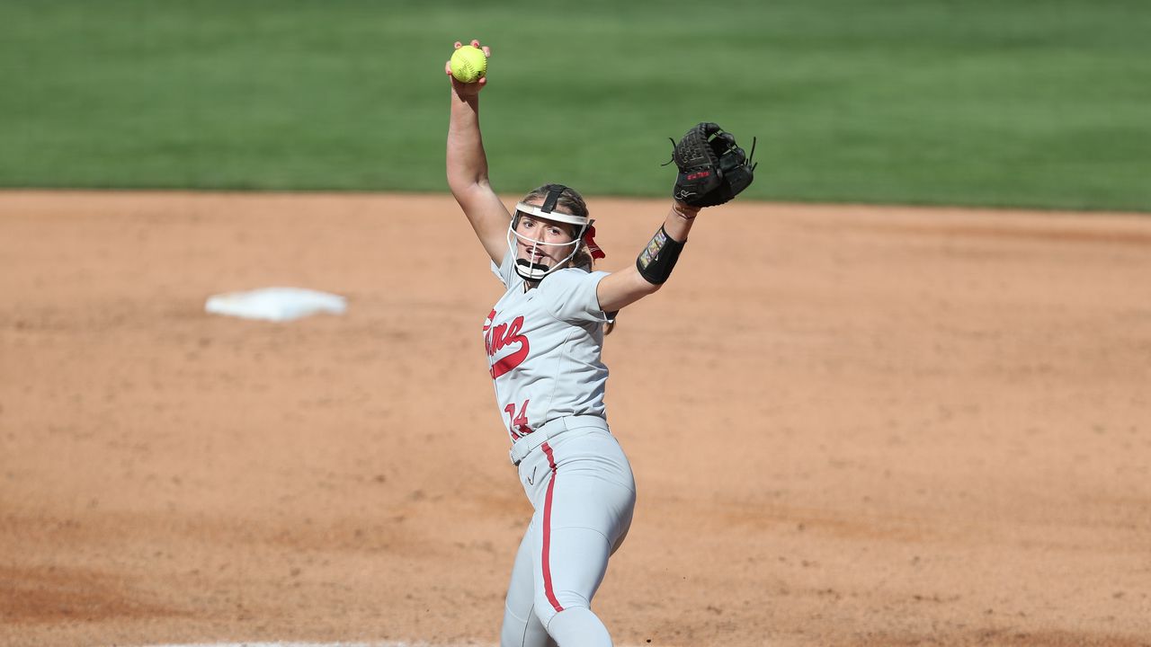 Alabama’s Montana Fouts ties own record, named SEC Pitcher of the Week for 4th time