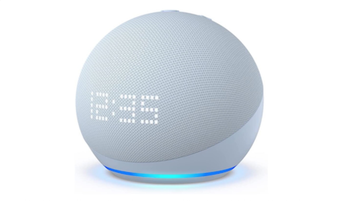 Echo Dot (5th Gen, 2022 release) with clock