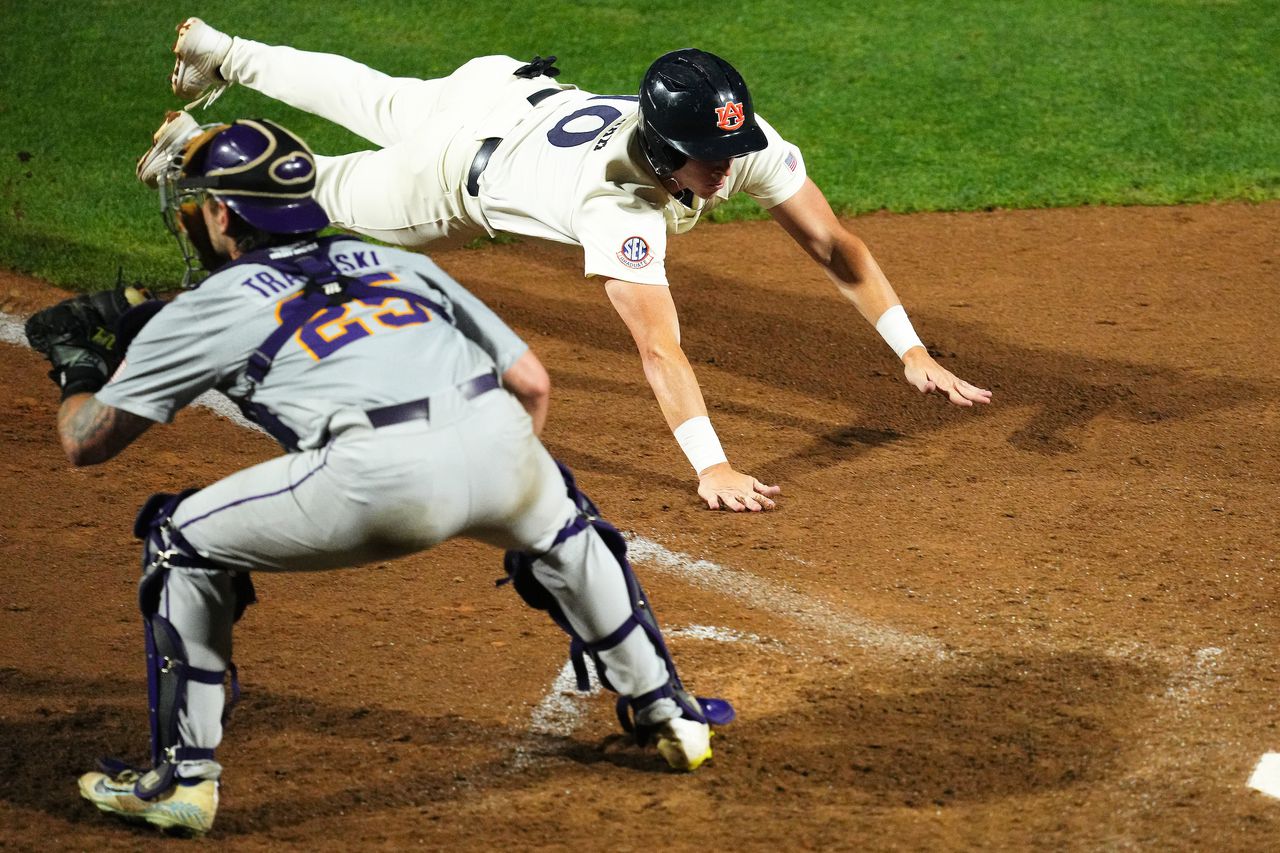 Auburn baseball clinches series win vs. No. 1 LSU with run-rule victory