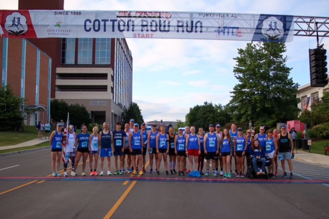 Beth Thames: An older person in the Cotton Row Run