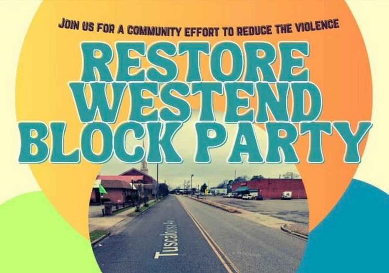 Block party set for Friday in Birminghamâs West End as part of violence reduction effort