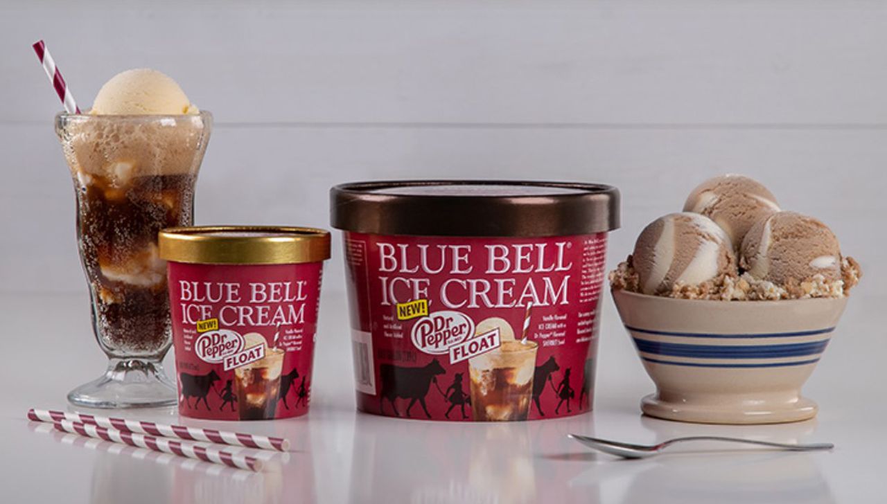 Blue Bell teams with Dr Pepper for newest ice cream flavor; Hereâs where itâs available