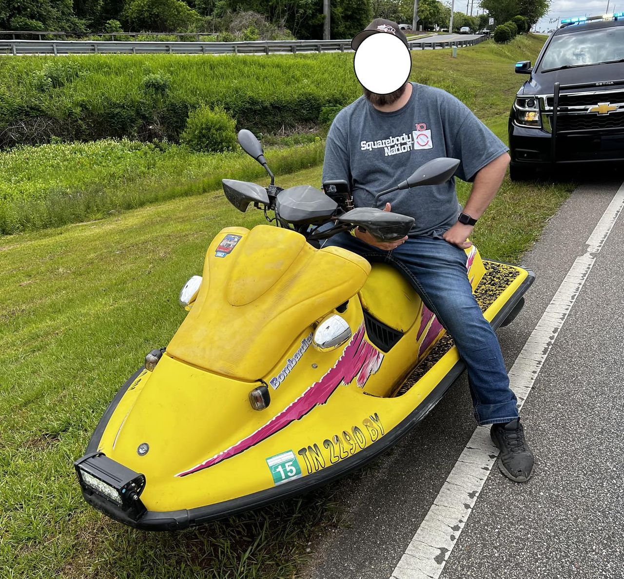 ‘Boatercycle,’ a jet ski converted into street vehicle, pulled over by Daphne police