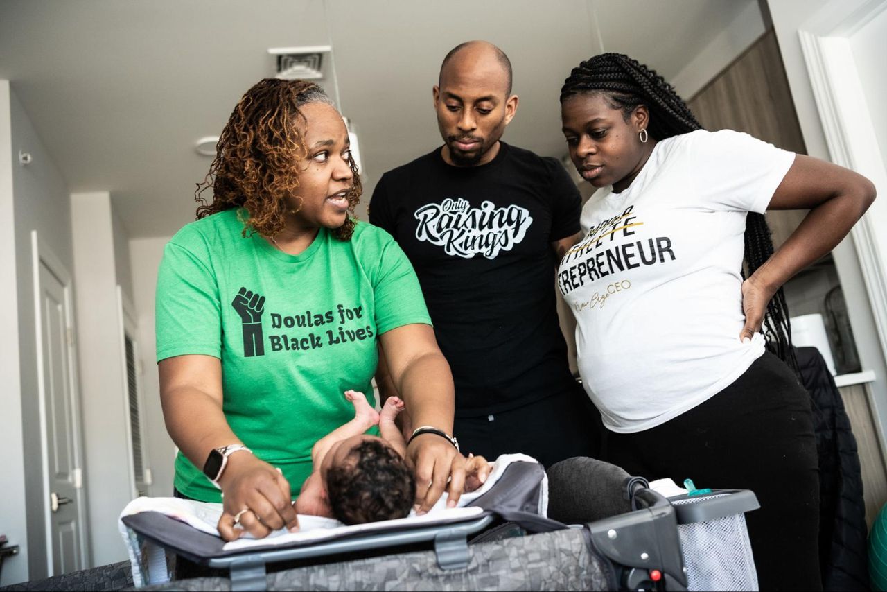 Doula services become more accessible to pregnant people of color