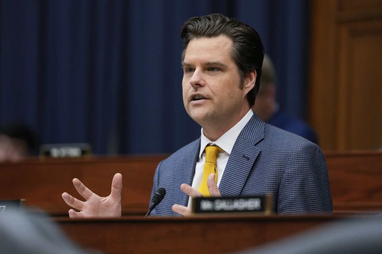 Florida woman charged with throwing glass of wine at Matt Gaetz