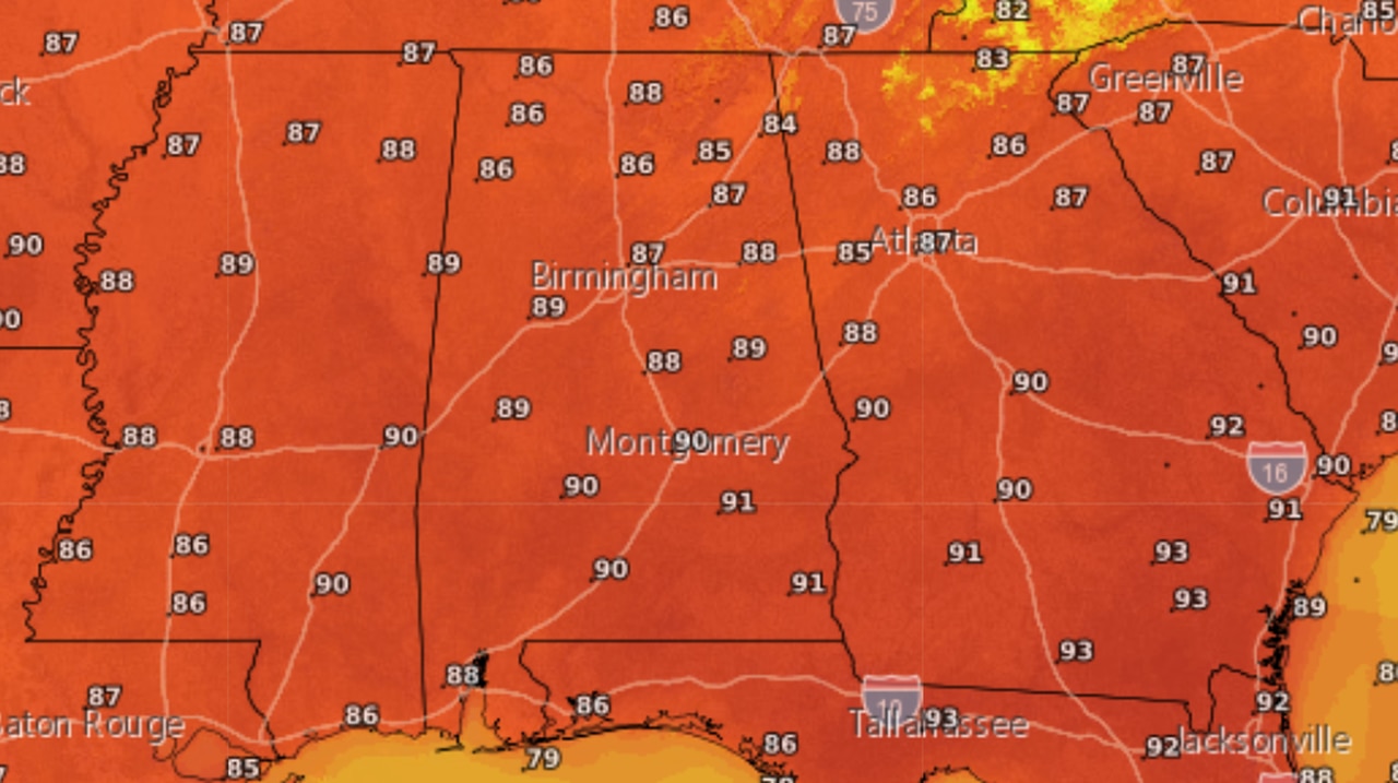 Goodbye spring? Highs in the 90s coming next week