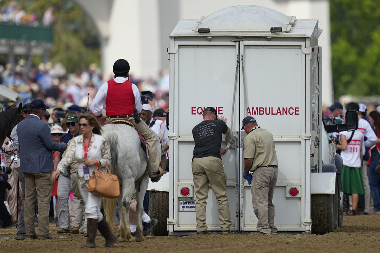 Kentucky Derby races on amid 7th horse death, scratched favorite