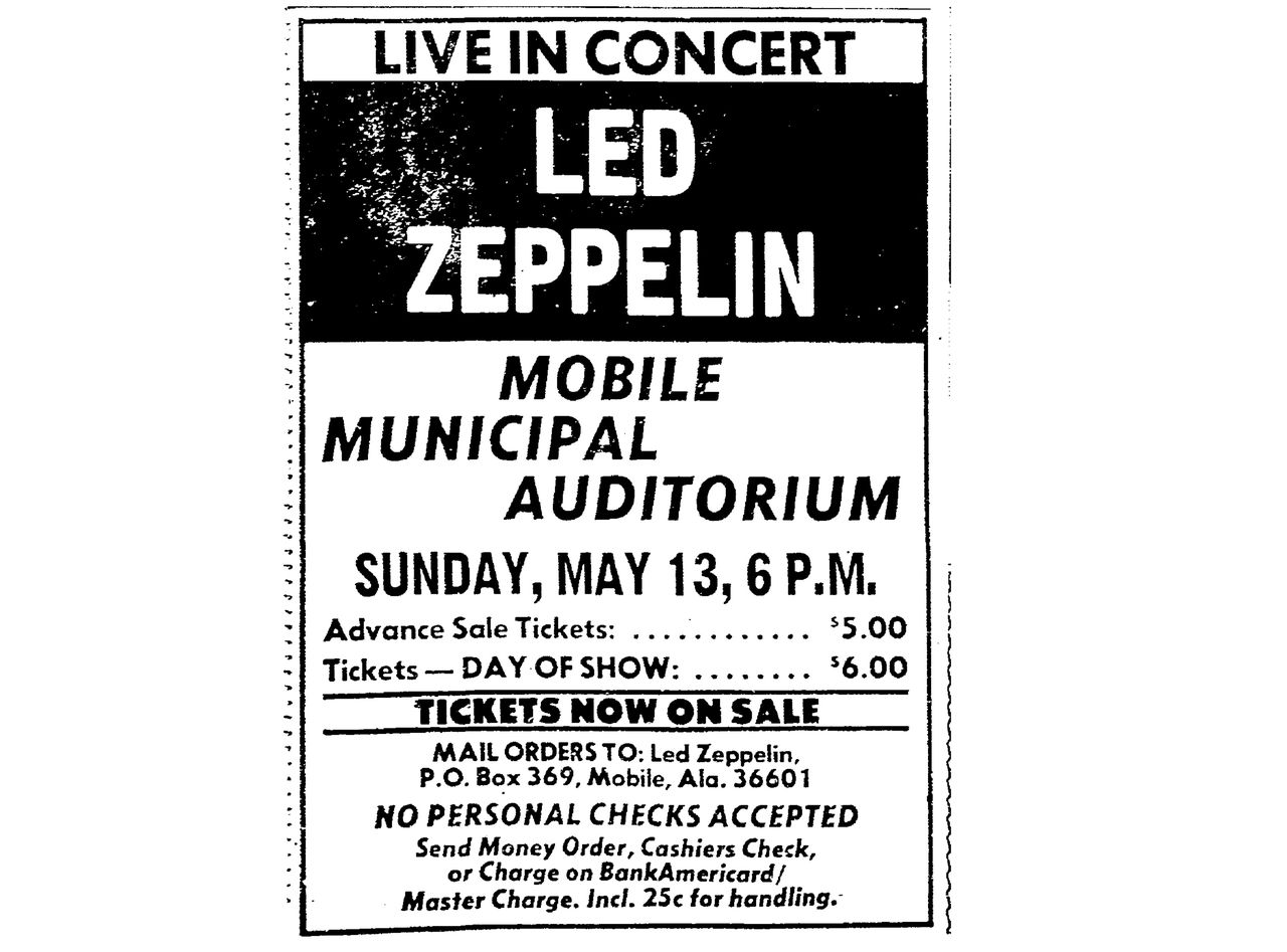 Misty Mountain Mobile Hop: The day Led Zeppelin came to town