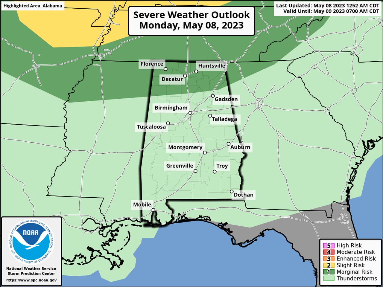 More strong storms possible tonight in north Alabama