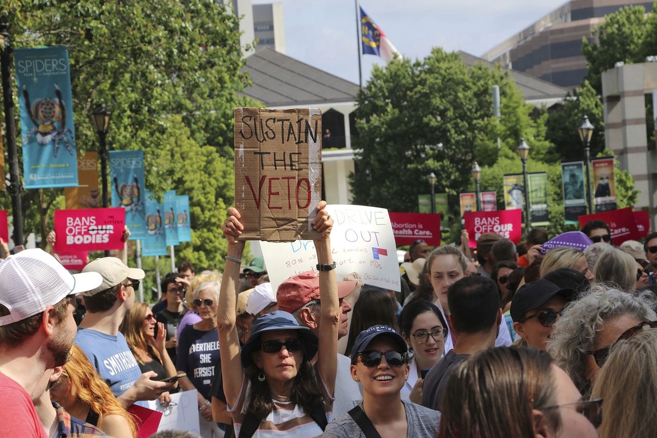 North Carolina governor vetoes abortion limits, launches showdown