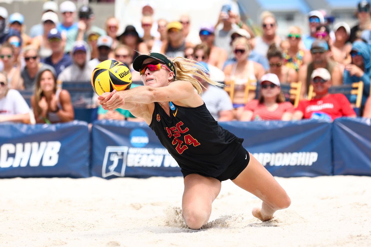 Nourse twins, USC beach volleyball beat UCLA for NCAA title at championship in Gulf Shores