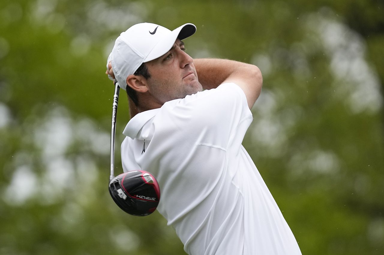 Scheffler, Conners, Hovland tied for lead in PGA Championship second round as Oak Hill delivers a new challenge