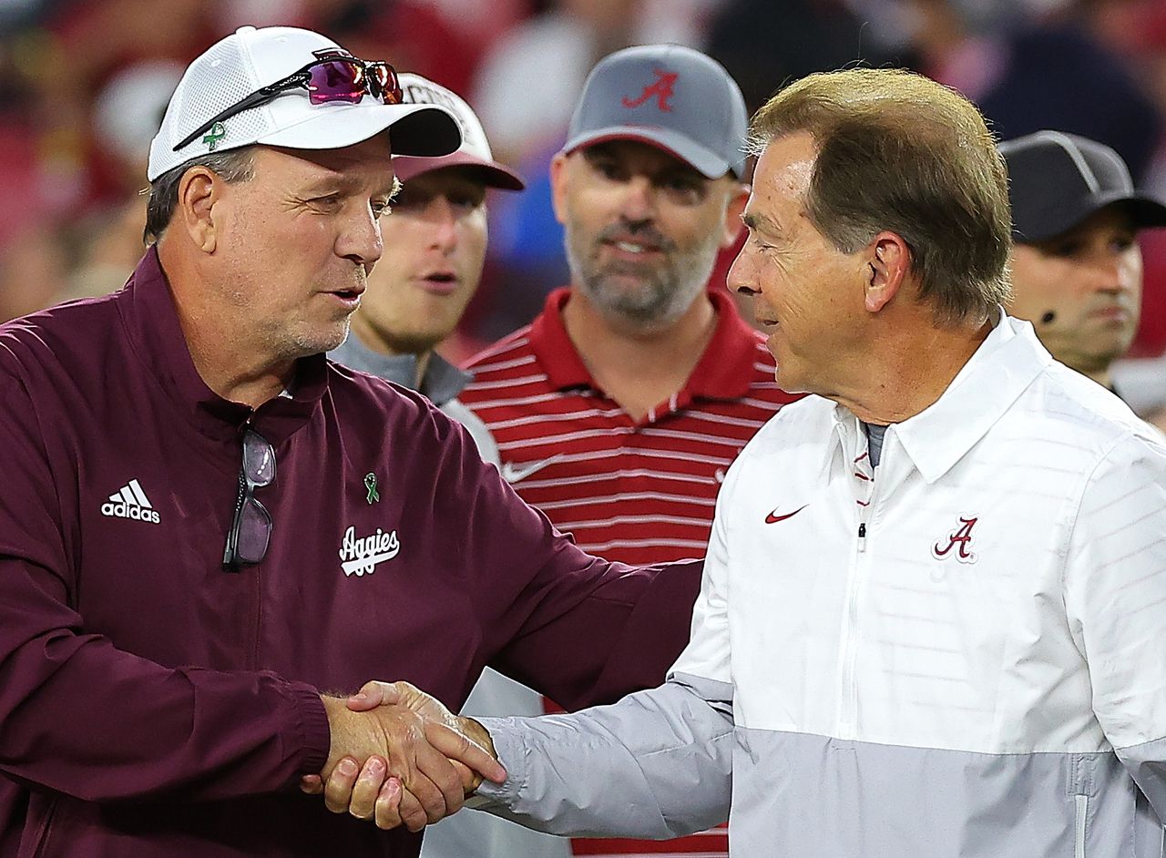 Texas A&M fan asks Jimbo Fisher to kick Nick Saban’s ‘ass’; Here’s his response