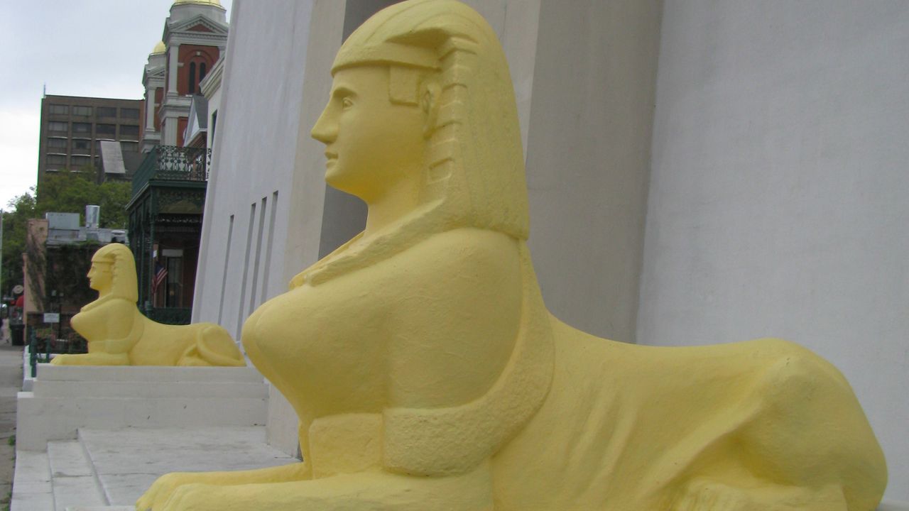 This Alabama landmark could be yours for $7 million, sphinxes and all