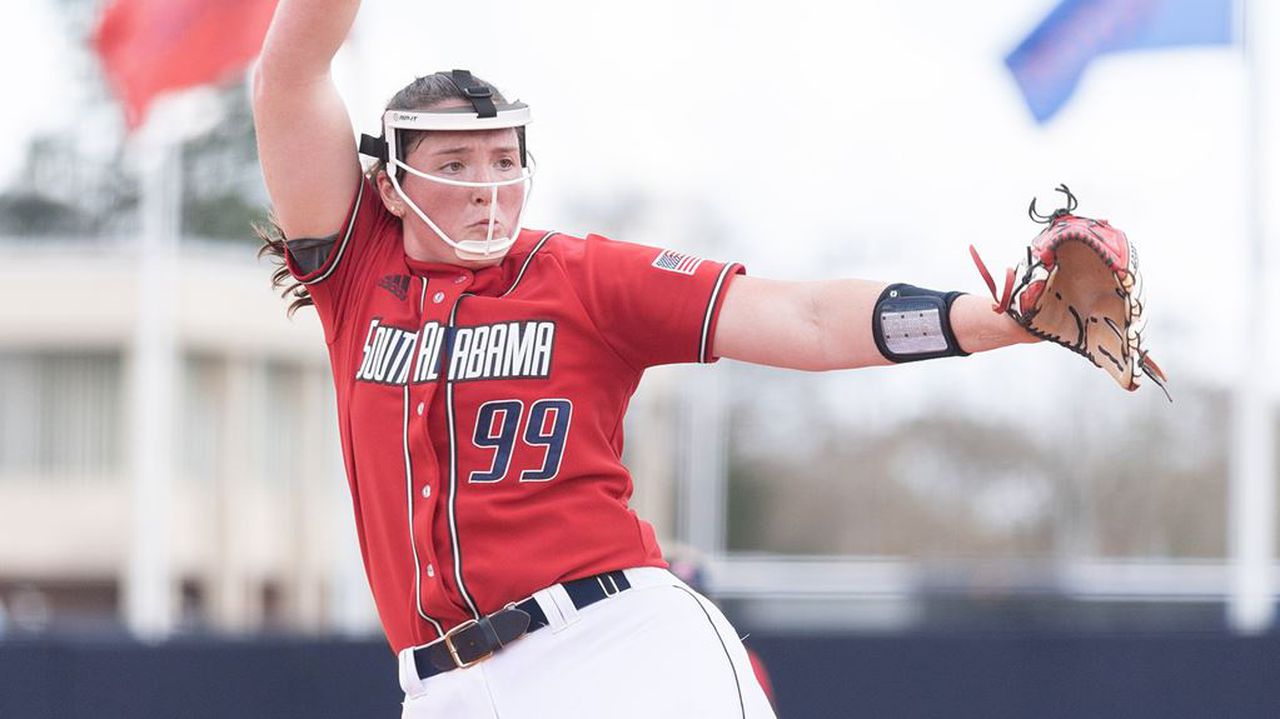 USA pitcher Lackie, coach Clark honored by Sun Belt