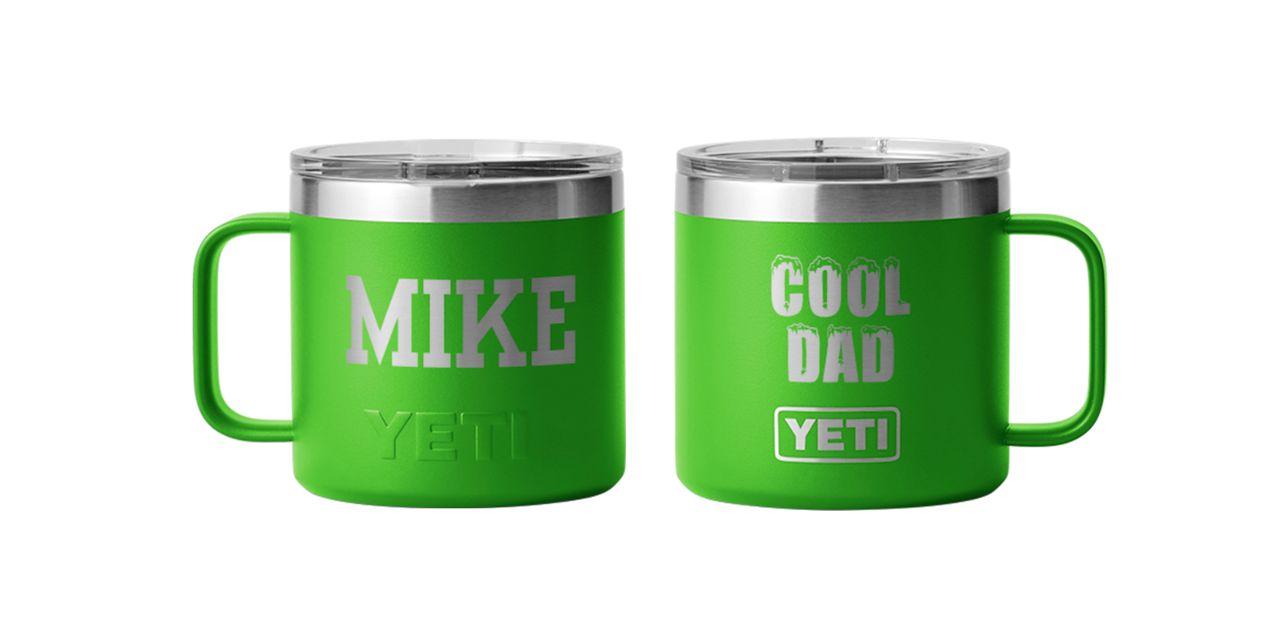 Yeti is offering 20% off 14-ounce Rambler mug and free drinkware customization