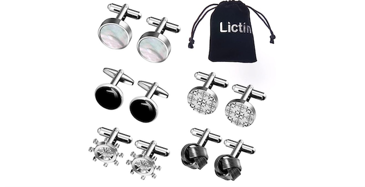 Lictin Men’s Cufflinks Cuff Links