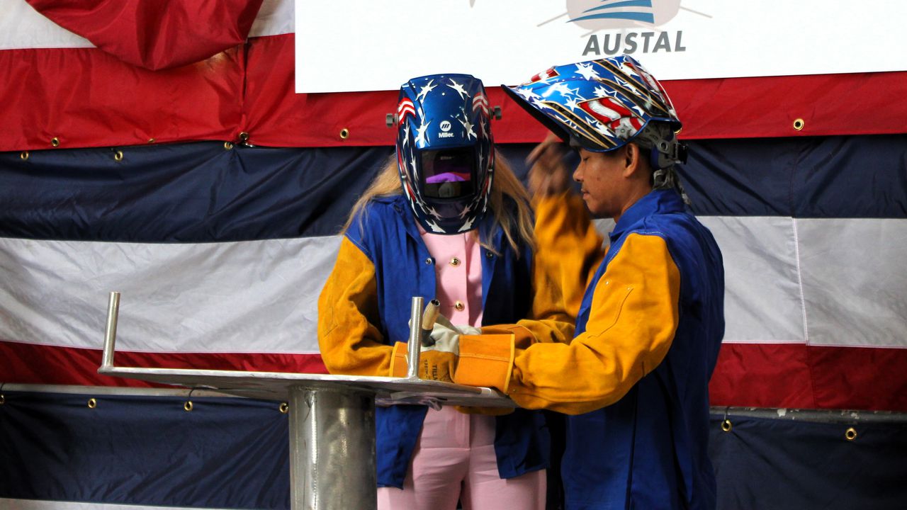 Austal USA lays keel for last LCS, the ship âthat made the companyâ