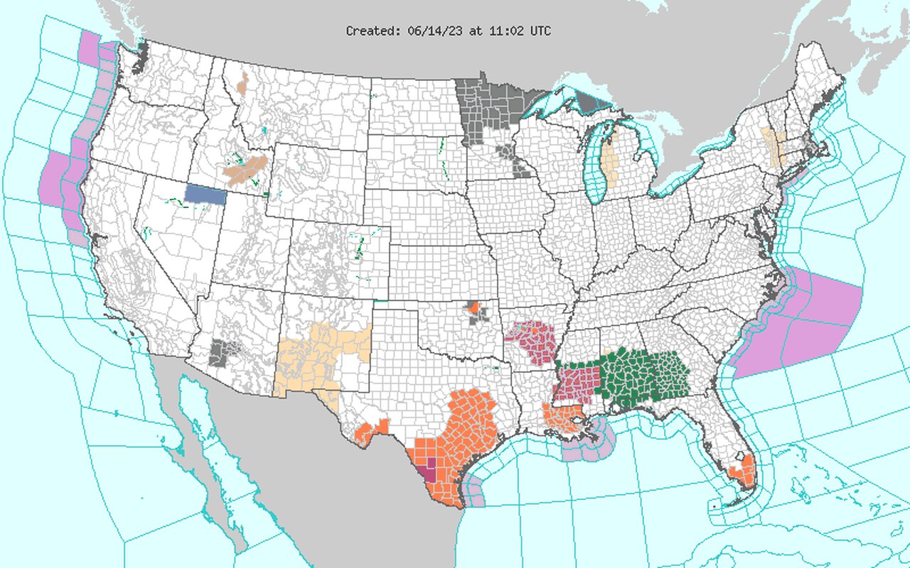 Baseball-size hail possible in Alabama storms today