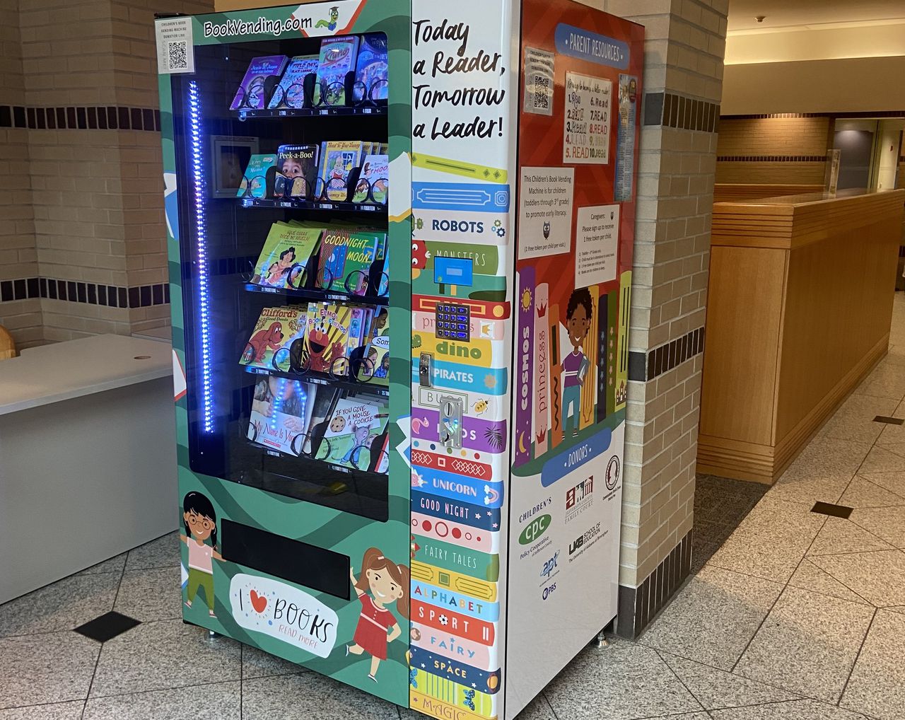 Birmingham adds childrenâs book vending machine to courthouse