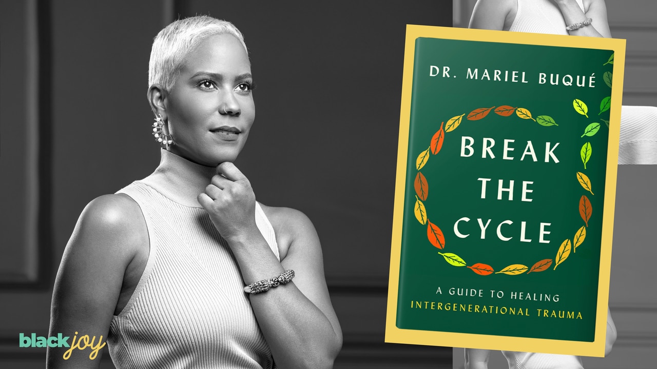 Dr. Mariel Buqué Black Joy newsletter graphic