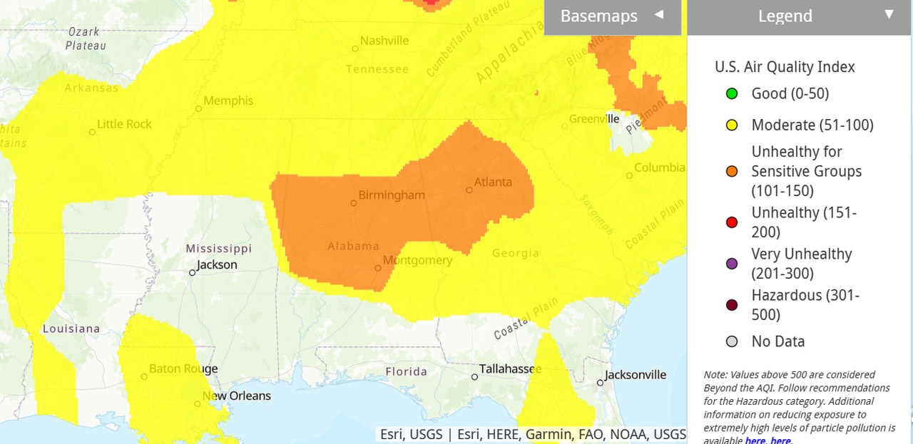 Code Orange air alert Wednesday for Birmingham metro