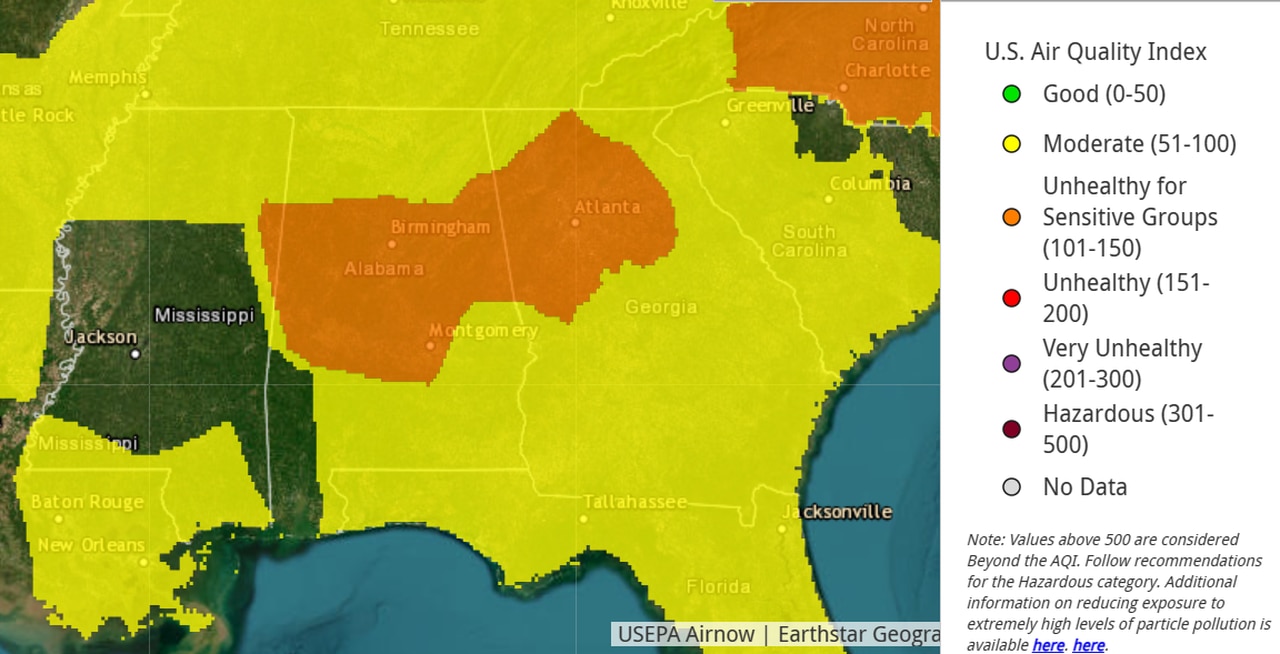 Code Orange alert for Birmingham metro for Friday