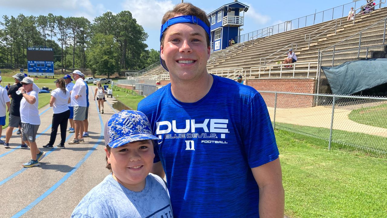 Duke QB Riley Leonard returns home for 'special' day