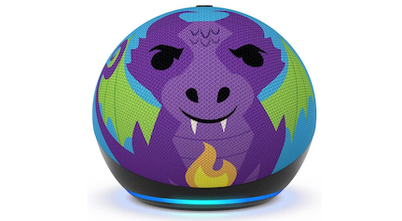 Echo Dot (5th Gen, 2022 release) Kids, Dragon