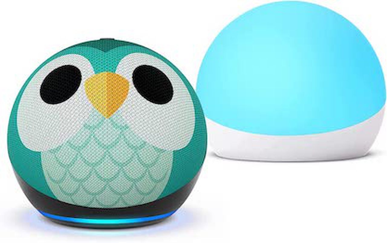 Echo Dot (5th Gen) Kids Owl with Echo Glow