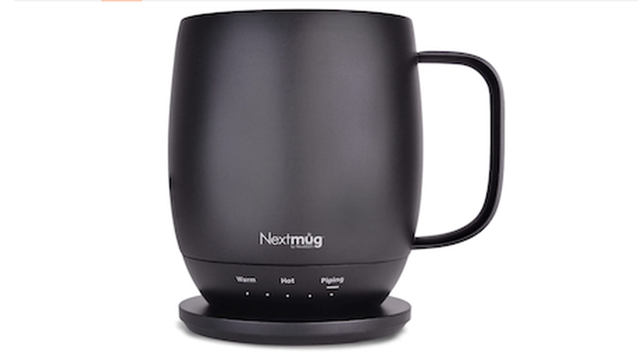 Nextmug - Temperature-Controlled, Self-Heating Coffee Mug