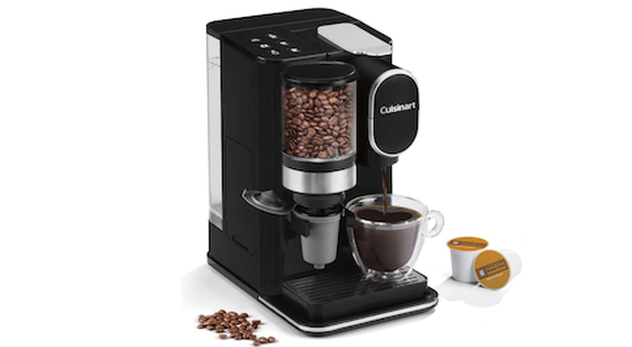 Cuisinart Single Serve Coffee Maker + Coffee Grinder