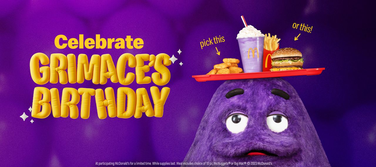 McDonaldâs rolls out Grimace Birthday Meal: What flavor is a Grimace milkshake?