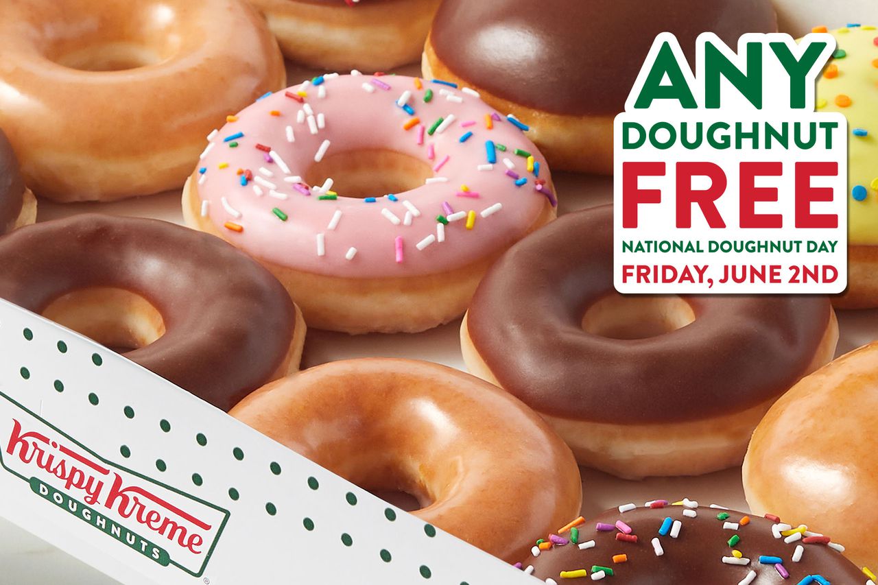 National Donut Day 2023: Dunkin,â Krispy Kreme giving away free donuts Friday